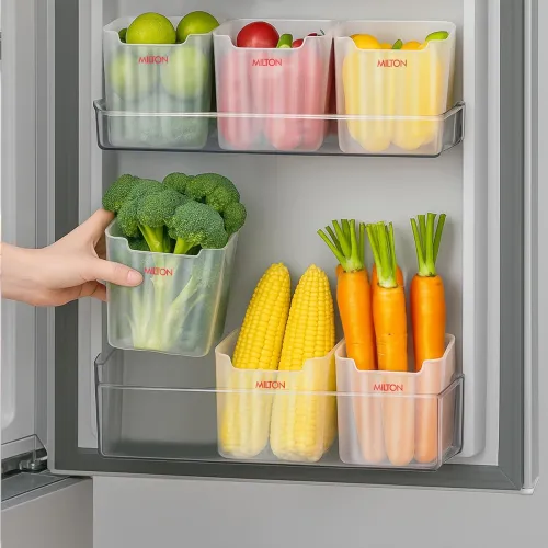 Image of Milton Cryo Fridge Storage Organizer Boxes Set