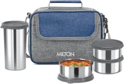 MILTON Daily Meal Lunch Box with Bag – 3 Containers + Tumbler