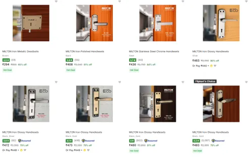 Image of Milton Door Locks up-to 84% Discount starting @ ₹294