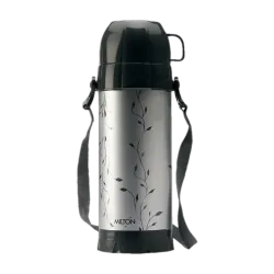 MILTON Eiffel 1000 Insulated Hot or Cold Flask 910 ml Plastic Flask (Pack of 1, Black, Grey)