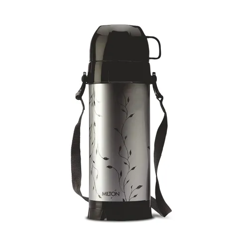 Image of Milton Eiffel 1000 Vacuum Insulated Thermos Flask with Strap to Carry, 910 ml, Long Hours Hot & Cold Water Bottle for Of