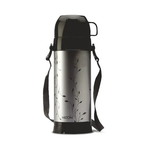 Image of Milton Eiffel 1000 Vacuum Insulated Thermos Flask with Strap to Carry, 910 ml, Long Hours Hot & Cold Water Bottle for Of