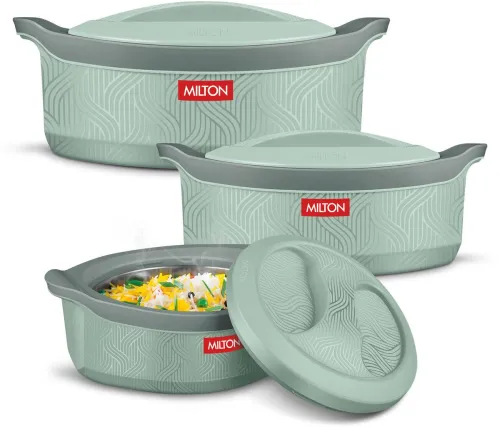 Image of MILTON Evoke Jr. PU Stainless Steel Casserole Set  (1240 ml)