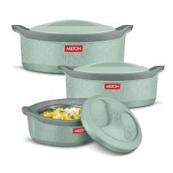 Milton Evoke Jr. Insulated Casserole Set of 3 – Light Green