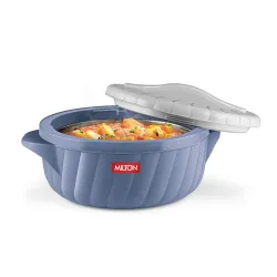 Milton Flora 1000 Insulated Steel Casserole 750ml – Stone Blue