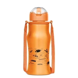 MILTON Gaiety 450 Stainless Steel Sipper Water Bottle 415 ml, Single Walled