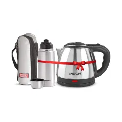  Milton Go Electro Grey & Black Stainless Steel Kettle 