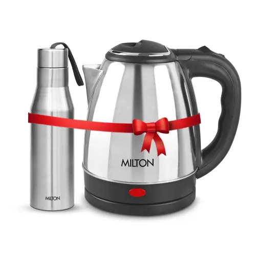Image of Milton Go Electro Stainless Steel Electric Kettle 1200 + Super 750 Thermosteel