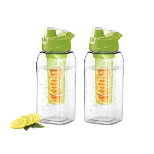 Image of Milton Green & Transparent 2 Pieces Water Bottle 1L