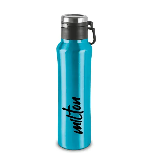 Image of Milton Gulp 600 Thermosteel 24 Hours Hot or Cold Water Bottle, 575 ml, 1 Piece, Blue
