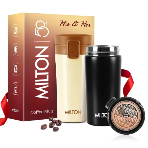 Image of MILTON His N Her Gift Set Vacuum Insulated Coffee Mug