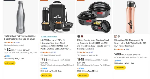 Image of Milton Household Product Minimum 60% Discount