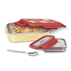 MILTON Hugo Inner Steel Tiffin Box for School with Stainless Steel Container