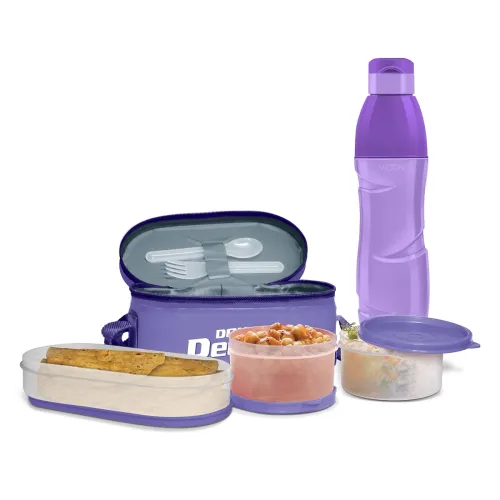 Image of MILTON Hydrameal Combo Set Lunch Box with 490 ml Water Bottle