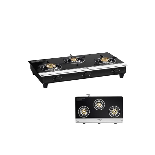 Image of Milton Ignis Pro 3 Burners Auto Ignition Gas Stove