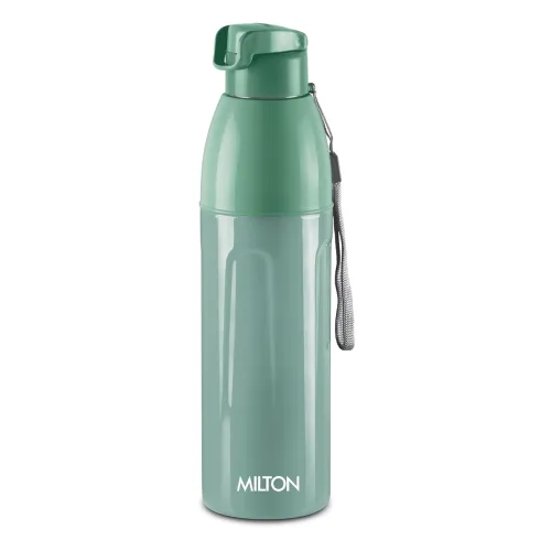 Image of MILTON Kool Convex 900 Insulated Inner Pet Water Bottle, 700 ml, Light Green | Easy To Carry | Leak Proof | School | Off