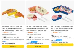 Click to enlarge Milton Lunch Boxes Starting @ ₹115