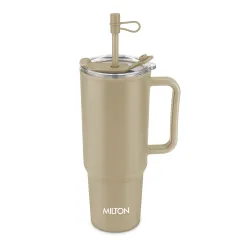 MILTON Maven 1000 Plastic Water Tumbler 2-in1 Lid Sip or Gulp Sturdy Handle