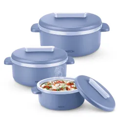 MILTON Micronova Jr. Gift Set Inner Stainless Steel Casserole, Set of 3