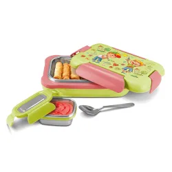 MILTON More Meal Small Steel Kids Lunch Box
