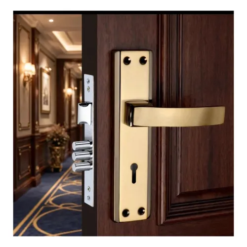 Image of Milton Mortise Lock Set with Handle 7 Inch