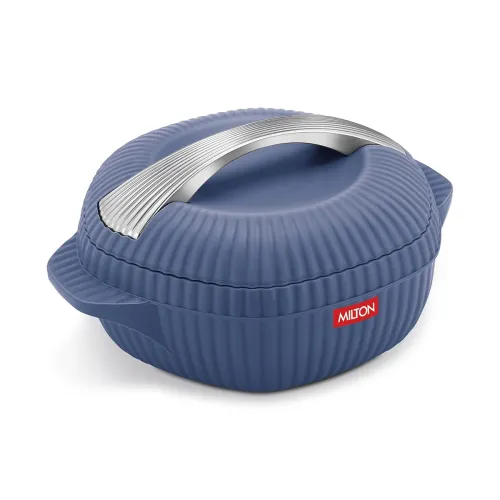Image of MILTON Oyster 860ml Plastic Insulated Casserole – Royal Blue