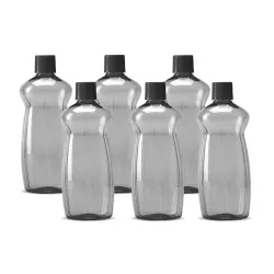 Milton Pacific Grey Plastic Spill Proof 6 Piece Water Bottle - 1L