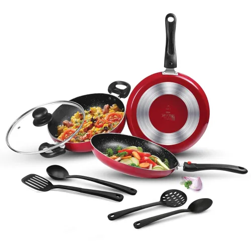 Image of Milton Pride Plus Granito Cookware Set (7 Pcs)