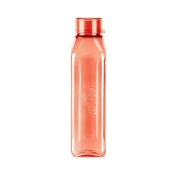 MILTON Prime 1000 Pet Water Bottle, 1 Piece, 1 Litre, Red, Reusable Plastic Fridge Bottle, BPA Free and Leak Proof Water
