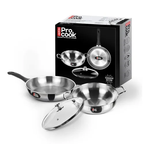 Image of Milton Pro Cook 3-Layer Thick Triply Bottom