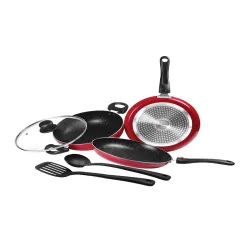 Milton Pro Cook 5 Pcs Kitchen Set (Fry Pan, Kadhai, Tawa, Laddle, Spatula)