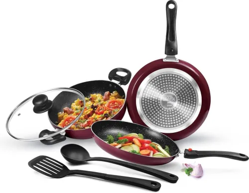Image of MILTON Pro Cook Granito Non-Stick Cookware Set (5-Piece)