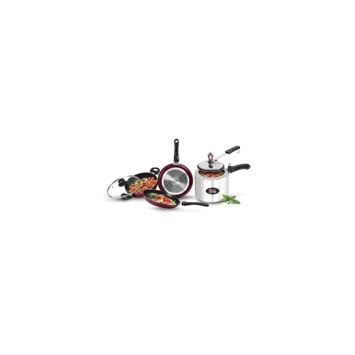 Image of Milton Pro Cook Kitchen Jewel Set of 3, Induction Pressure Cooker (3L)