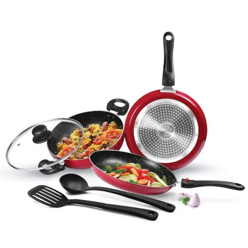 Image of Milton Pro Cook Kitchen Jewel Set of 5 Cookware