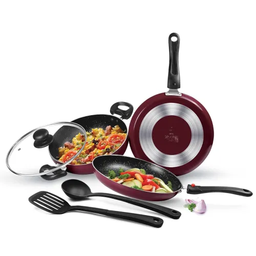 Image of Milton Pro Cook Kitchen Pride Set of 5 Non Stick Cookware