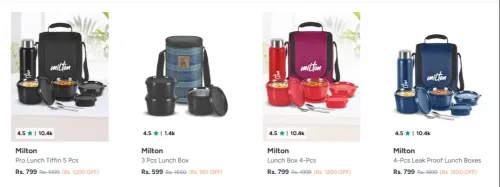 Image of Milton Pro Lunch at minimum 60% Discount