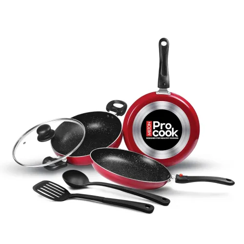 Image of Milton Pro Cook Kitchen Pride Non-Stick Cookware (Set of 5)