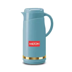 Milton Renova 1500 Water Jug, PU Insulated Inner Stainless Steel Hot & Cold Jug, BPA Free, Leak Proof, 1300 ml, Special Blue, Ideal for Tea, Coffee, Water, Hot Beverages