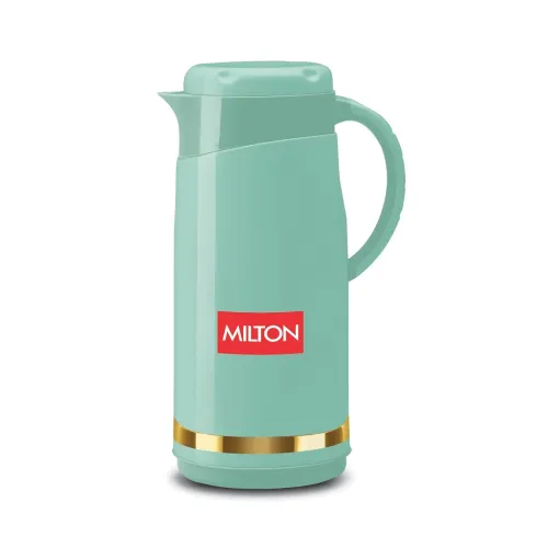 Image of Milton Renova 1500 Water Jug, PU Insulated Inner Stainless Steel Hot & Cold Jug, BPA Free, Leak Proof, 1.3 L, Light Gree