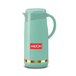 Milton Renova 1500 Water Jug, PU Insulated Inner Stainless Steel Hot & Cold Jug, BPA Free, Leak Proof, 1.3 L, Light Gree