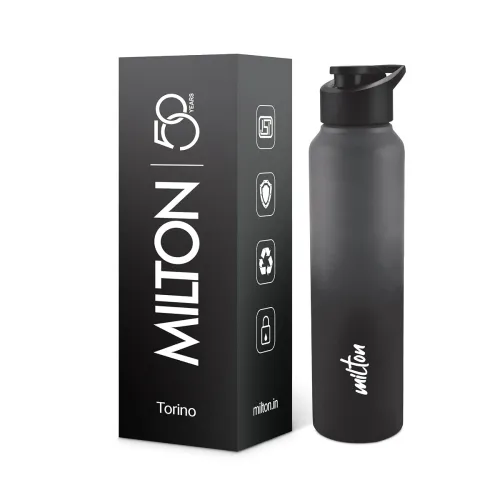 Image of MILTON Torino 1000 Stainless Steel Water Bottle, Leakproof Lid, 