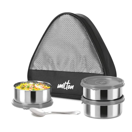 Image of MILTON Trident Stainless Steel Lunch Box 