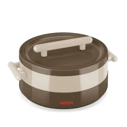 MILTON Valenza 1500 Insulated Inner Stainless Steel Casserole for Roti, 1250ml | Hot Box for Kitchen | Keeps Food Hot & Fresh | BPA-Free, Durable & Easy to Carry | Hot Pot with Lid for Home,...