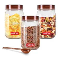 MILTON Vintage Airtight Containers with Spoons for Kitchen Storage
