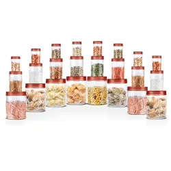 MILTON Vitro Airtight Canister for Kitchen Storage Food Grade Plastic