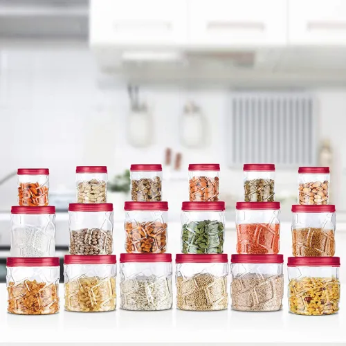 Image of Milton Vitro Pet Jar Set – 18 Pcs