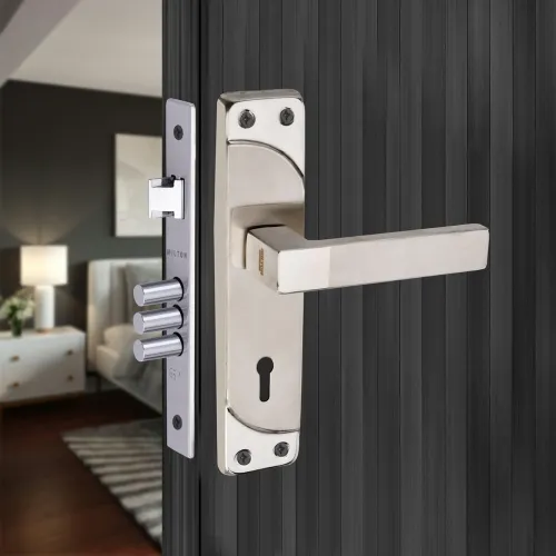 Image of Milton 7 Inch Stainless Steel Two Tone Mortise Lock Set- MSS-489