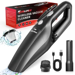 Milunho Cordless Handheld Vacuum Cleaner (500ml, HEPA Filter)