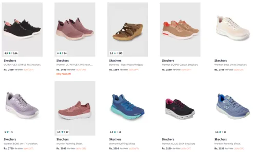 Image of Min. 60% off on Skechers Shoes 