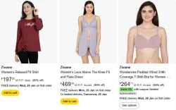 Min. 80% Off on Zivame womens bra & accessories 